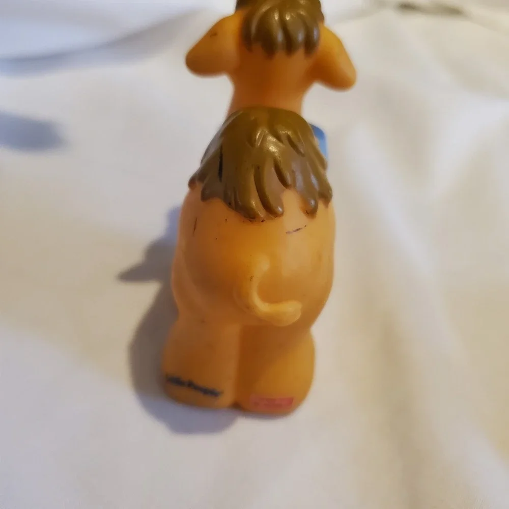 Fisher Price Little People replacement CAMEL with Blue Bow from Baby Zoo Animals